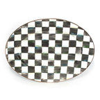 MacKenzie-Childs Courtly Check Medium Oval Platter