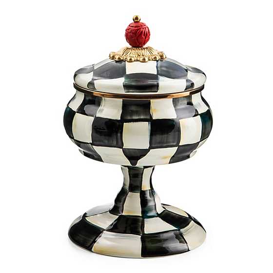 MacKenzie-Childs Courtly Check Curiosity Pot
