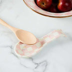 Rosy Check Spoon Rest