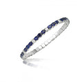Picchiotti Xpandable™ 18kt White Gold Sapphire And Diamond Bracelet