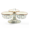 MacKenzie-Childs Sterling Check Enamel Triplicity