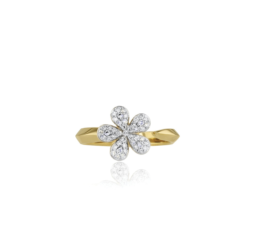 Phillips House "Infinity" Forget-Me-Not Large Double Flower Ring