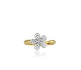 Phillips House "Infinity" Forget-Me-Not Large Double Flower Ring