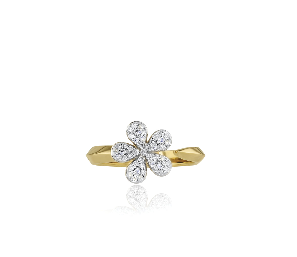 Phillips House "Infinity" Forget-Me-Not Large Double Flower Ring