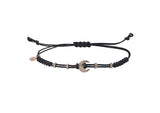 Diamond and Sapphire Half Moon Bracelet