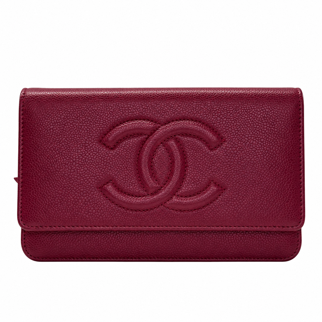 Chanel Burgundy Timeless Wallet on Chain