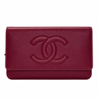 Chanel Burgundy Timeless Wallet on Chain
