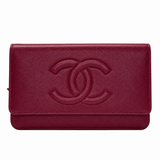Chanel Burgundy Timeless Wallet on Chain