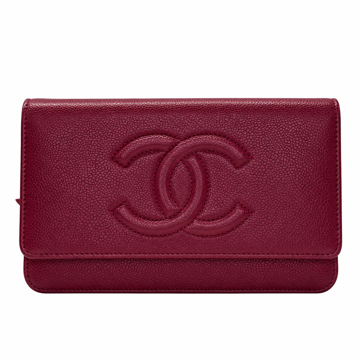Chanel Burgundy Timeless Wallet on Chain