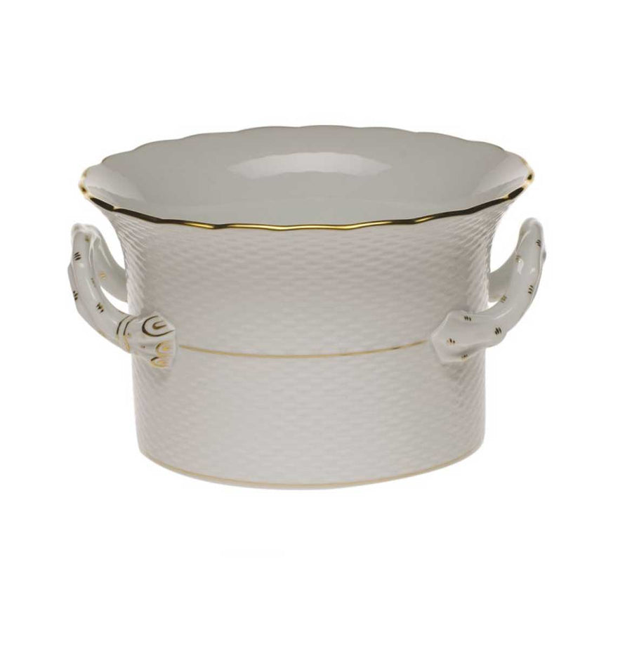 Cachepot With Handles - Gold