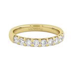 "Odessa" 18kt Yellow Gold Round Diamond Band