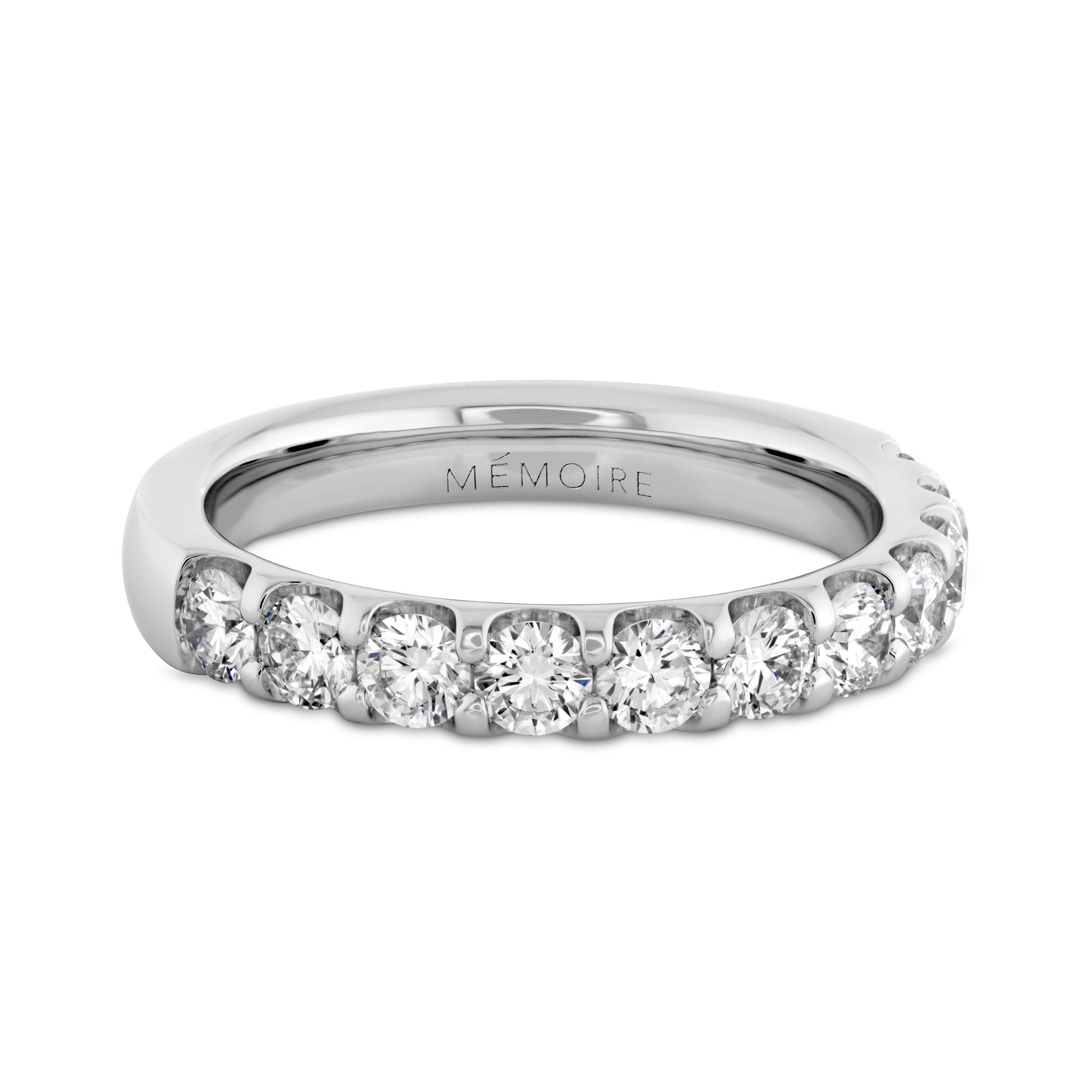 "Odessa" Platinum Round Diamond Band