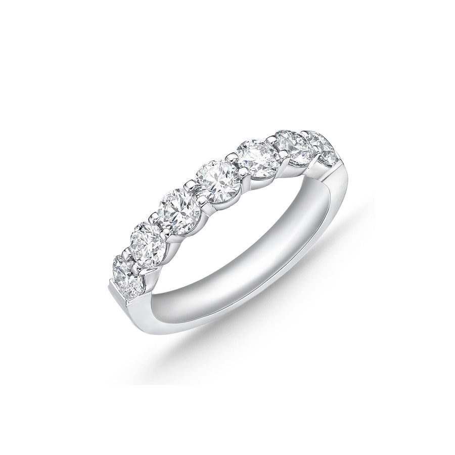 "Odessa" Platinum Round Diamond Band