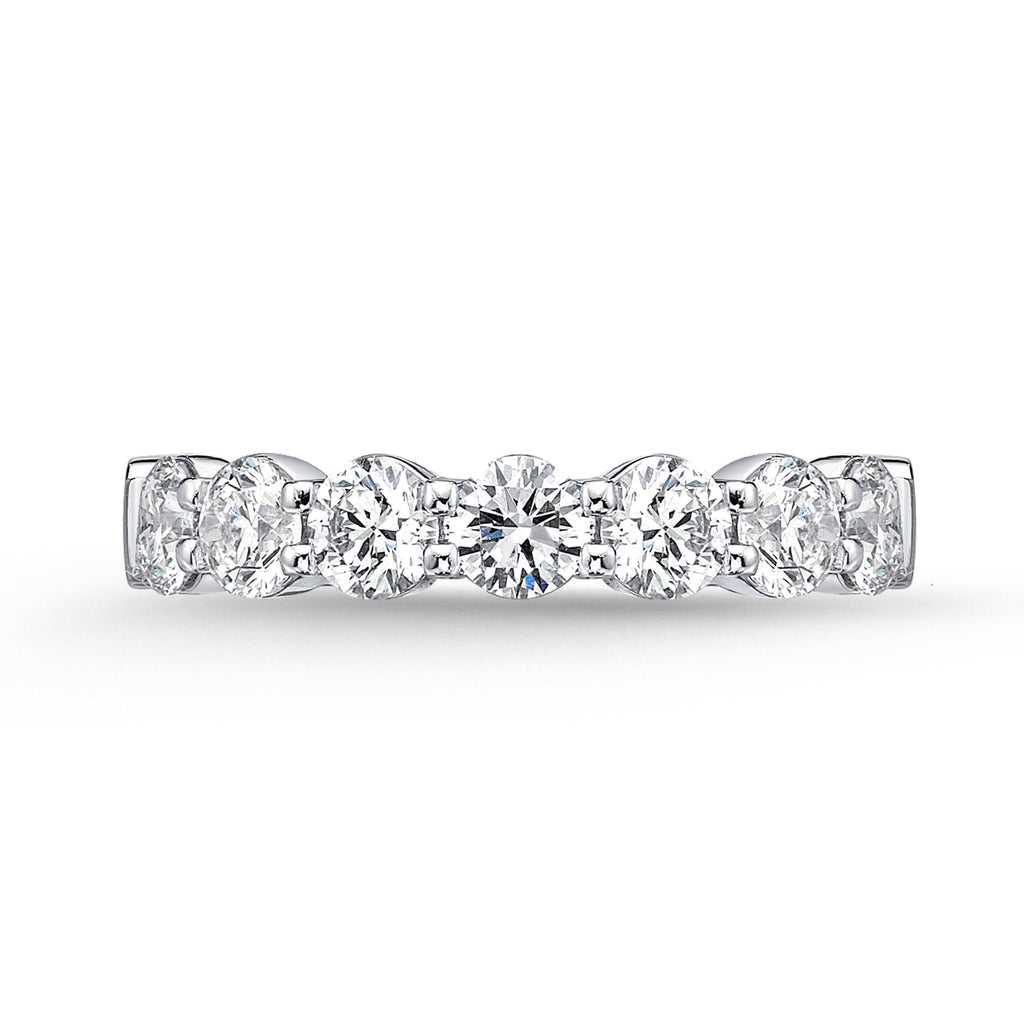 "Odessa" Platinum Round Diamond Band