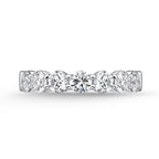 "Odessa" Platinum Round Diamond Band