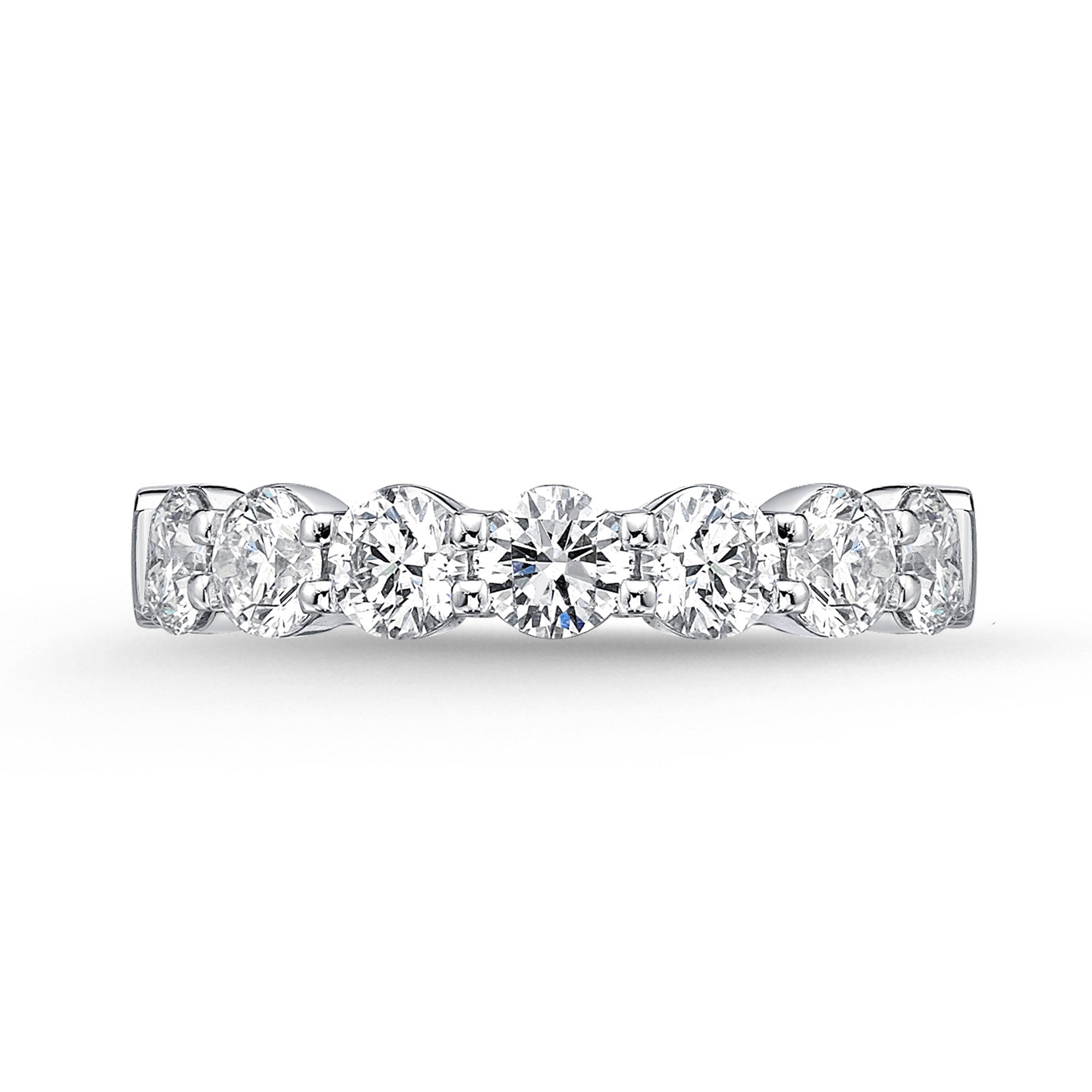 "Odessa" Platinum Round Diamond Band