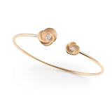 “Desert Rose” 18kt Orange Apricot Gold Diamond Bracelet