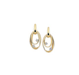 "Dune" 18kt Yellow Sunrise Gold Diamond Drop Earrings