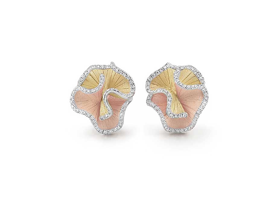 “Sultana” 18kt Gold Diamond Earrings