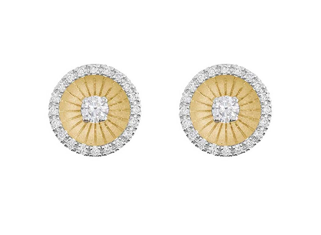 “Mystar” 18kt Yellow Sunrise Gold Earrings