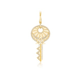 "Key to the Universe" Charm Pendant