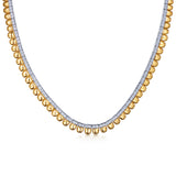 Sirena Fringe Necklace with Diamonds