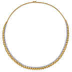 Sirena Fringe Necklace with Diamonds