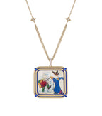Abracadabra Diamond & Sapphire Necklace
