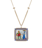 Abracadabra Diamond & Sapphire Necklace