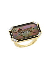 Make a Wish Shopping Time Ring in 18kt Yellow Gold