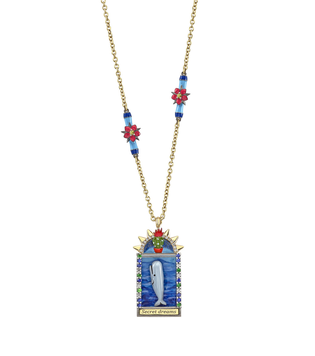 Fantasia Secret Dreams Whale Necklace