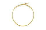 Loop Torque Necklace with Chain