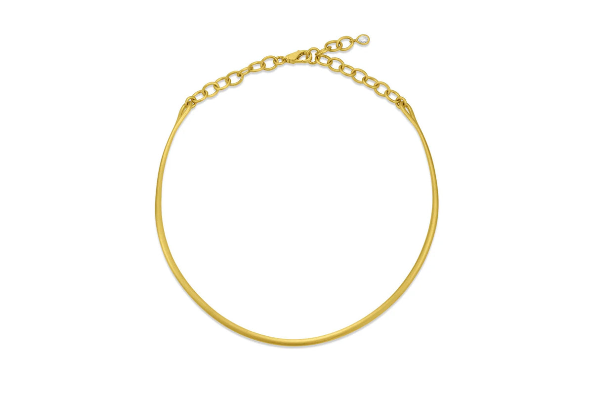 Loop Torque Necklace with Chain