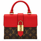 Louis Vuitton Monogram Red Locky BB, Gold Hardware, Strap