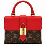 Louis Vuitton Monogram Red Locky BB, Gold Hardware, Strap