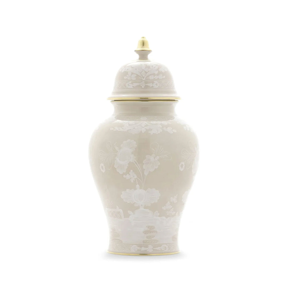 "Oriente Italiano" Meringa Large Potiche Vase