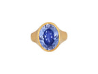 "One-of-a-Kind" 24kt Gold Sapphire Ring