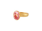 "One-of-a-Kind" 24kt Gold Pink Sapphire Ring