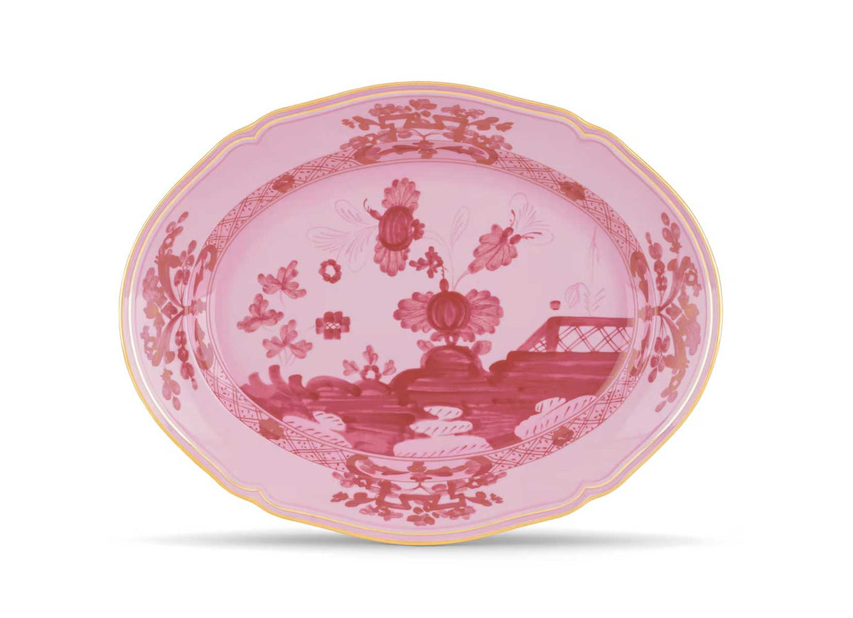 "Oriente Italiano" Porpora Oval Flat Platter