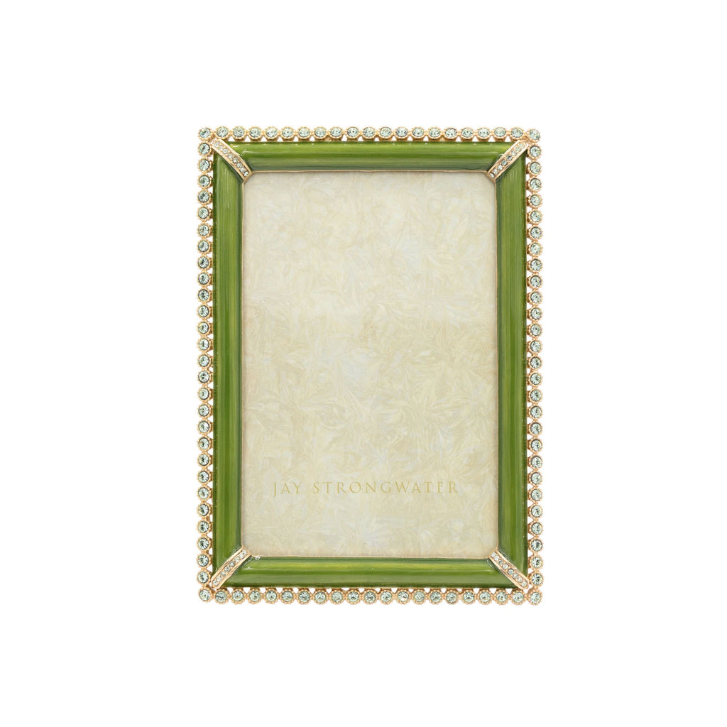 Lorraine Stone Edge 4" x 6" Frame - Leaf Green