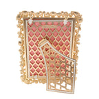Leslie Bejeweled 5" x 7" Frame - White Opal