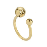 "Icon" 18kt Yellow Gold GG Ball Ring