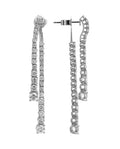Louis Anthony 18kt White Gold Diamond Drop Women's Earrings