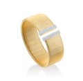 Antonio Papini Diamond Stretch Cuff Bracelet in 18kt Yellow Gold