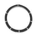 Roberto Demeglio "Artiglio" Black Ceramic & Diamond 18kt White Gold Stretch Necklace