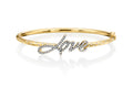 Louis Anthony Jewelers Love Letters Bangle with Diamonds