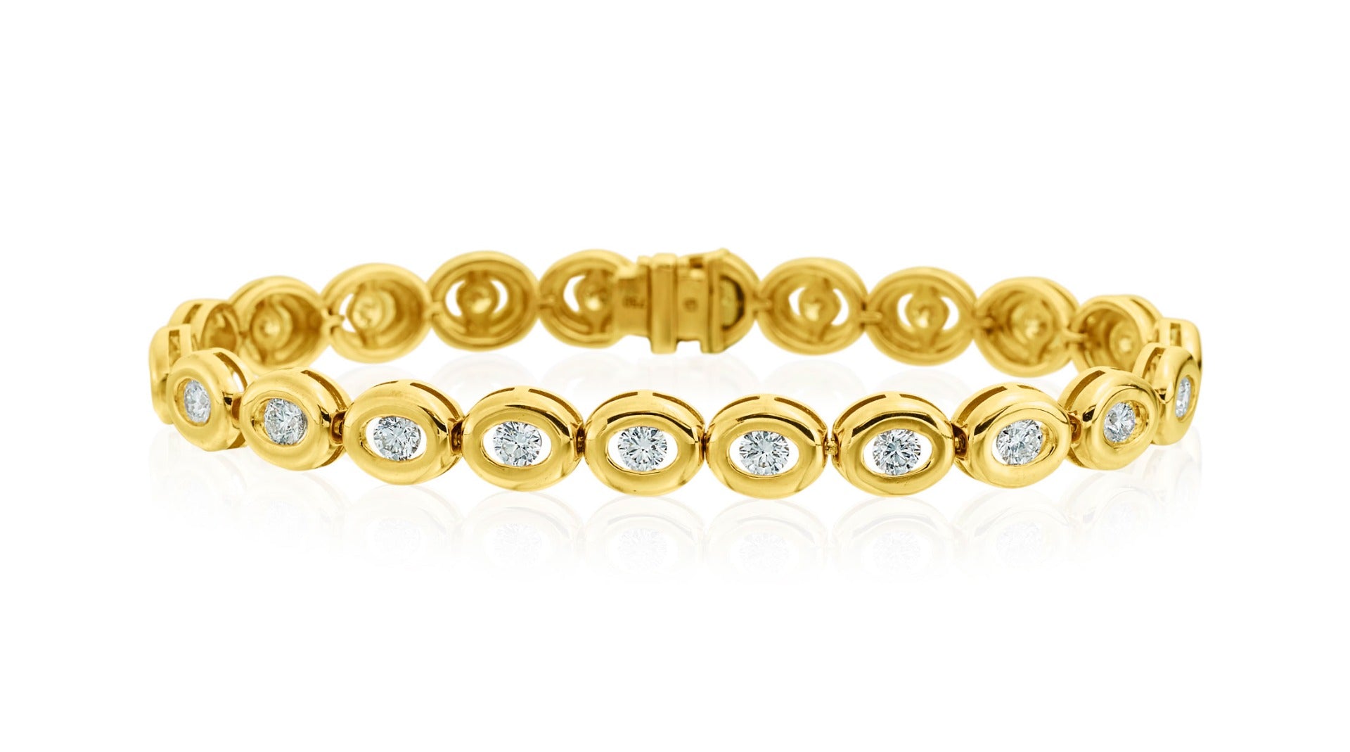 Gumuchian "Oasis" 18kt Yellow Gold Diamond Bracelet