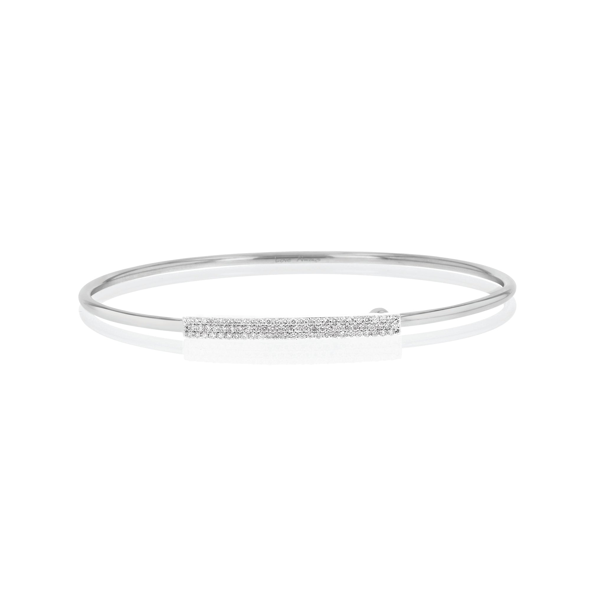 Phillips House "Affair" 14kt White Gold Wire Strap Bracelet