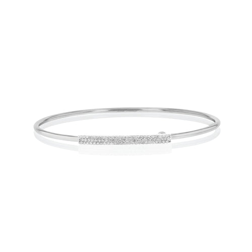 Phillips House "Affair" 14kt White Gold Wire Strap Bracelet
