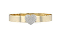 Phillips House "Love Always" Affair 14kt Yellow Gold Heart Diamond Bracelet